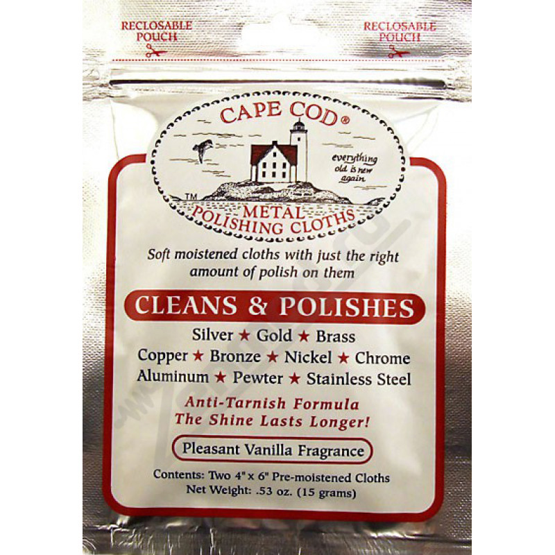 Фото и внешний вид — Салфетки для полировки Cape Cod Metal Polishing Cloths