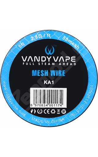 Сетка канталовая Vandy Vape KA1 Mesh wire 80 1.5м