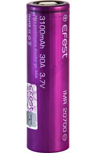 Efest 20700 3100mAh 30A Efest 20700 3100mAh 30A