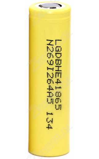LG 18650 HE4 2500mAh 20A