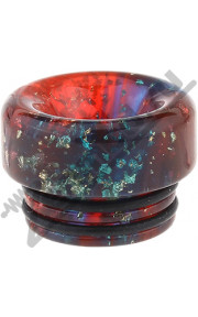 Дриптип 810 Resin короткий красный (с о-рингами)