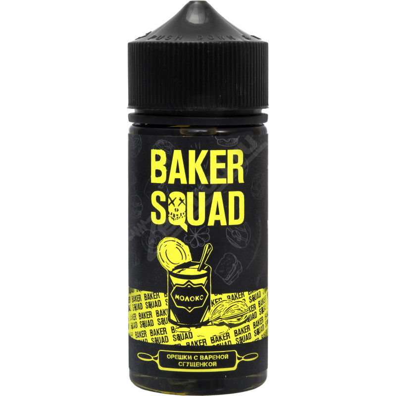 Фото и внешний вид — BAKER SQUAD - Орешки с вареной сгущенкой 100мл