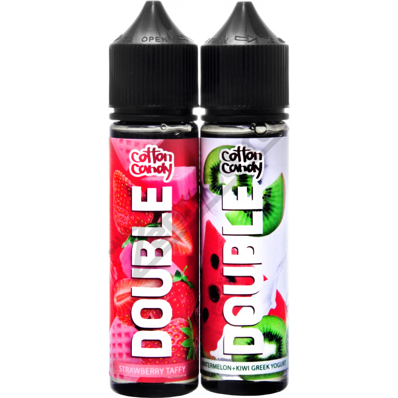 Фото и внешний вид — CC DOUBLE - Strawberry Taffy + Watermelon, Kiwi, Greek Yogurt 2x60мл