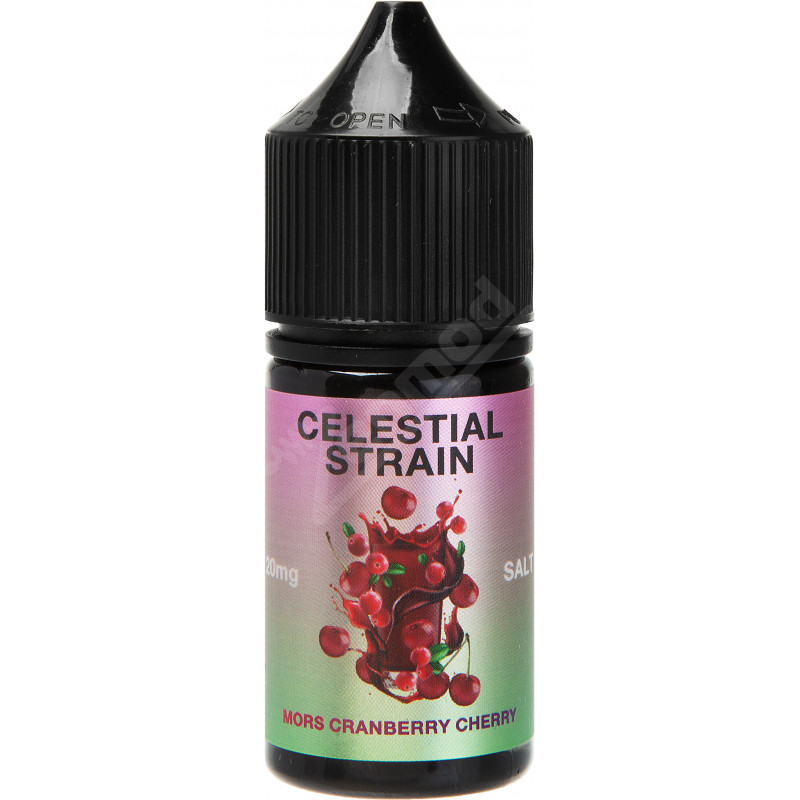 Фото и внешний вид — Celestial Strain SALT - Mors Cranberry Cherry 30мл