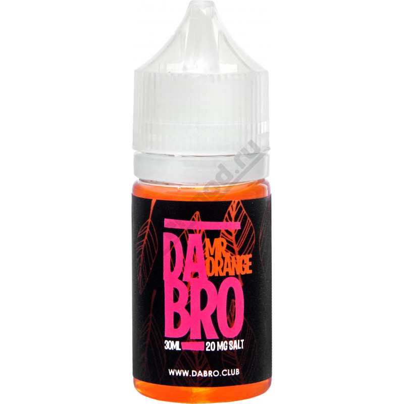 Фото и внешний вид — DA:BRO SALT - Mr. Orange 30мл