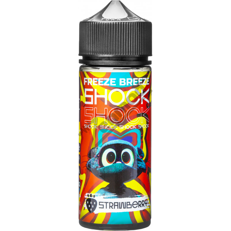 Фото и внешний вид — FREEZE BREEZE SHOCK - Strawberry 120мл