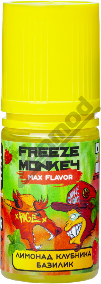 Freeze Monkey MAX Flavor SALT - Лимонад Клубника Базилик 30мл