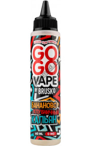GoGo Vape - Бананово-клубничный кальян 60мл