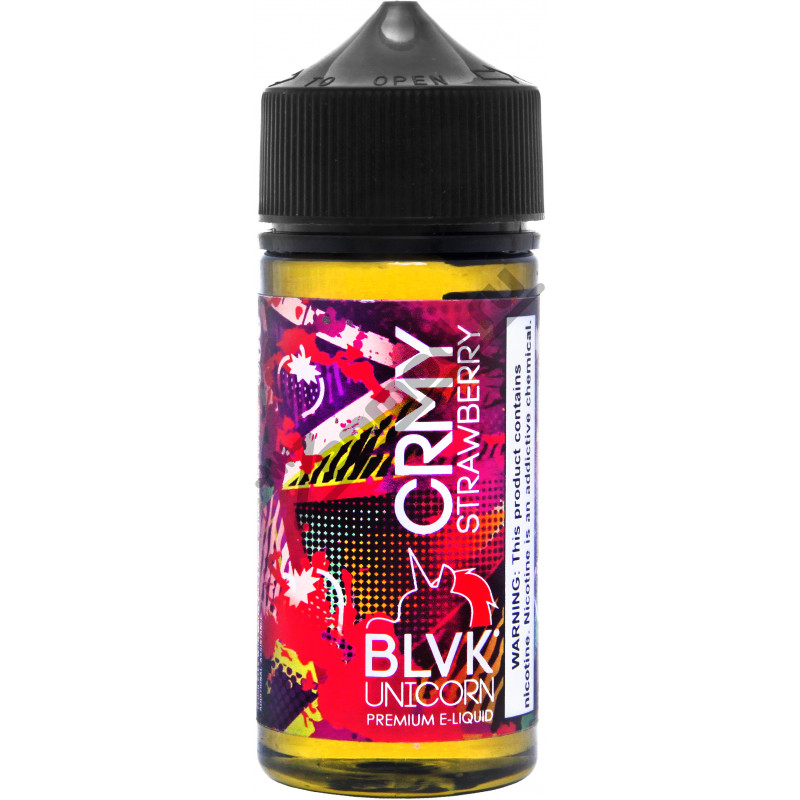 Фото и внешний вид — BLVK Unicorn - CRMY Strawberry 100мл