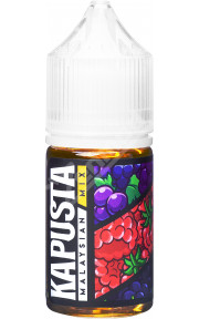 KAPUSTA Malaysian MIX SALT - Виноград Ежевика Малина 30мл