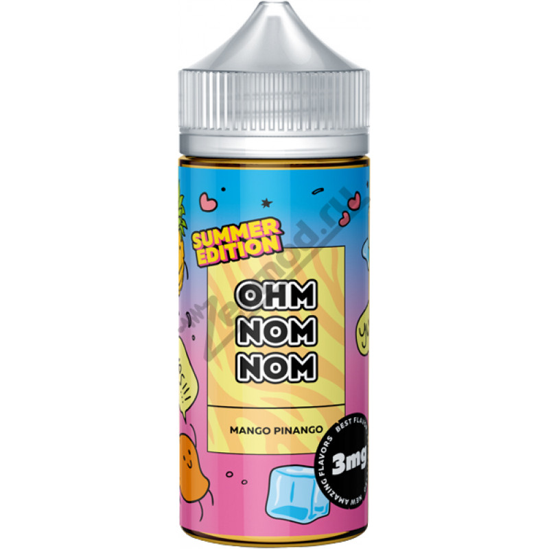 Фото и внешний вид — OHM NOM NOM SUMMER - Mango Pinango 120мл