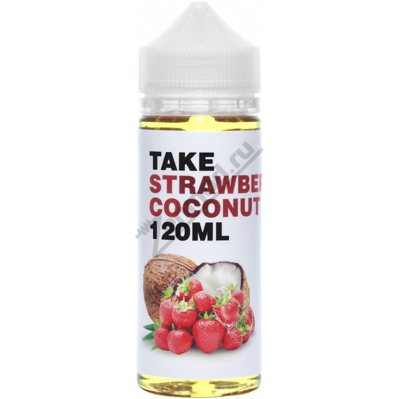 Фото и внешний вид — TAKE WHITE - Strawberry Coconut 120мл