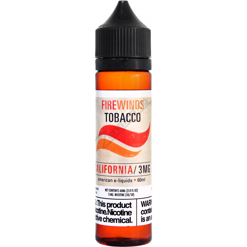 Фото и внешний вид — Firewinds Tobacco - California 60мл