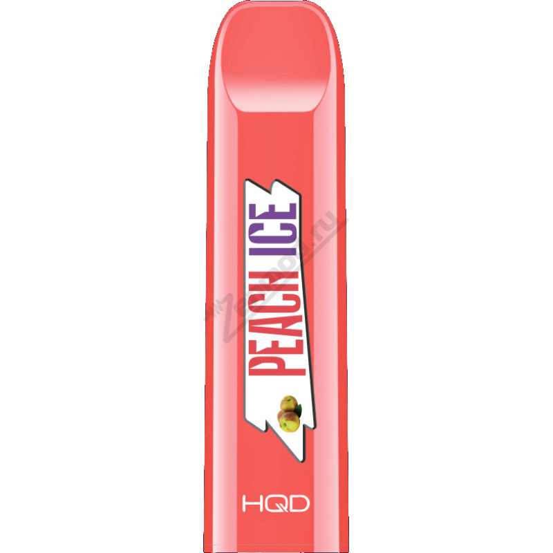 Фото и внешний вид — HQD V2 - Peach Ice (Персик)