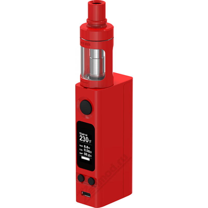 Фото и внешний вид — Joyetech eVic VTC Mini with CUBIS 75W Red (Kit)